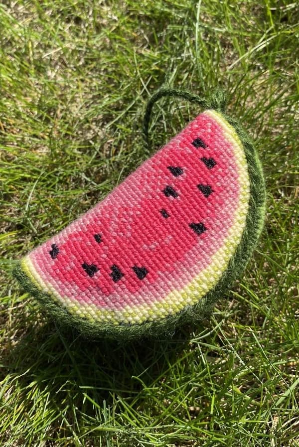 Broderikit Riolis "Vandmelon nålepude" 9x5x3 cm