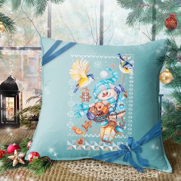 Broderikit Magic Needle "Julgodis" 17x27 cm