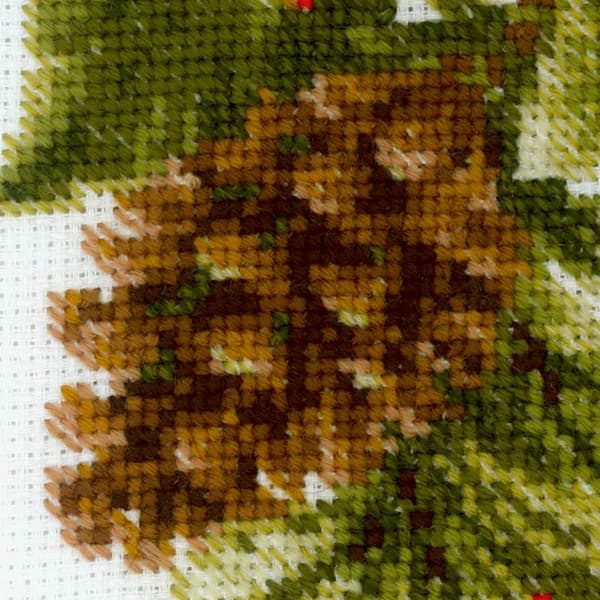 Broderikit Riolis "Julehjerne" 19x90 cm