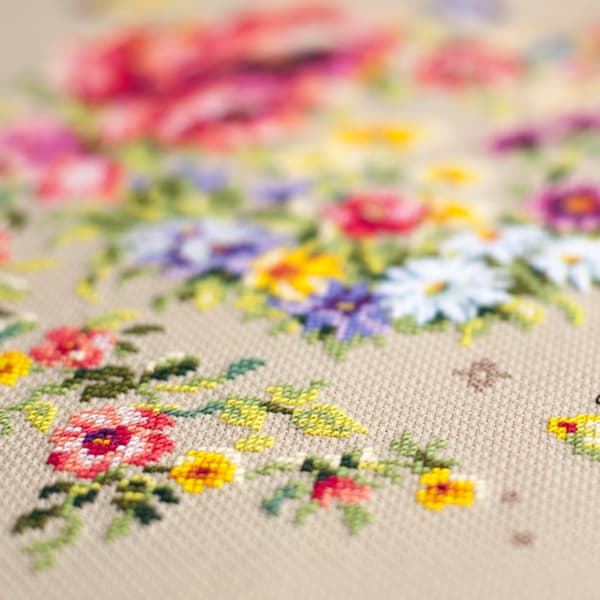Broderikit Magic Needle "Dit hjertes skær" 26x34 cm