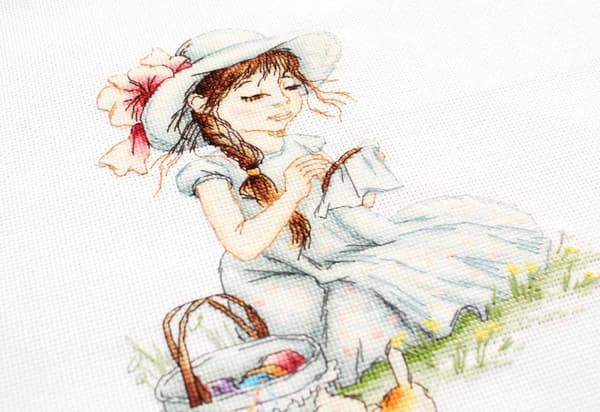 Broderikit Luca-S B1059 - "Broderi" 19x20 cm