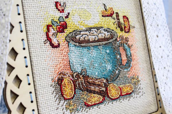 Broderisett MP Studia "Koselige treff" 12x12 cm
