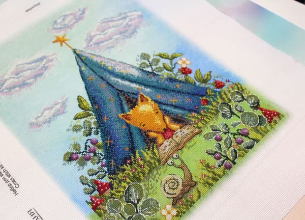 Broderikit MP Studia "Rävsommar" 24x33 cm