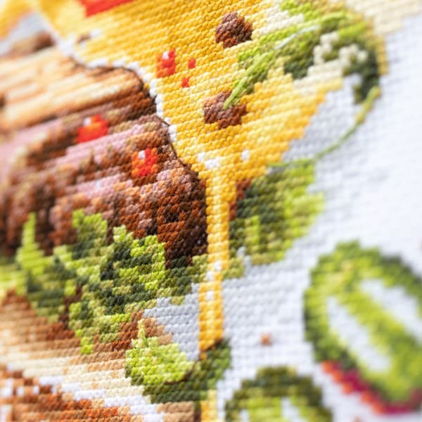 Broderikit Magic Needle "Burgerfrokost" 19x22 cm