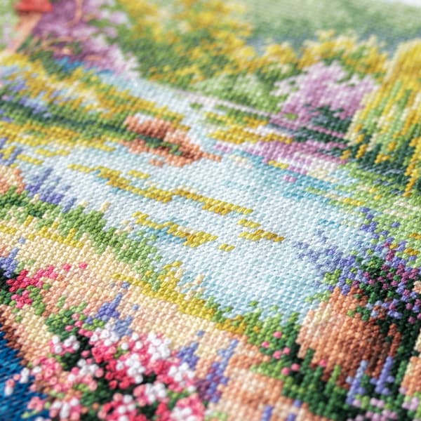 Broderikit Magic Needle "Kongelig have" 40x30 cm