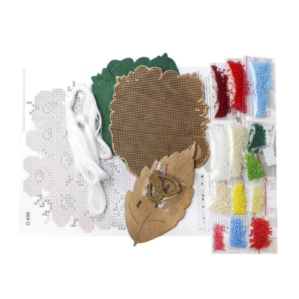 Broderikit med pärlor MP Studia "Ovanlig komposition" 12x14x7 cm