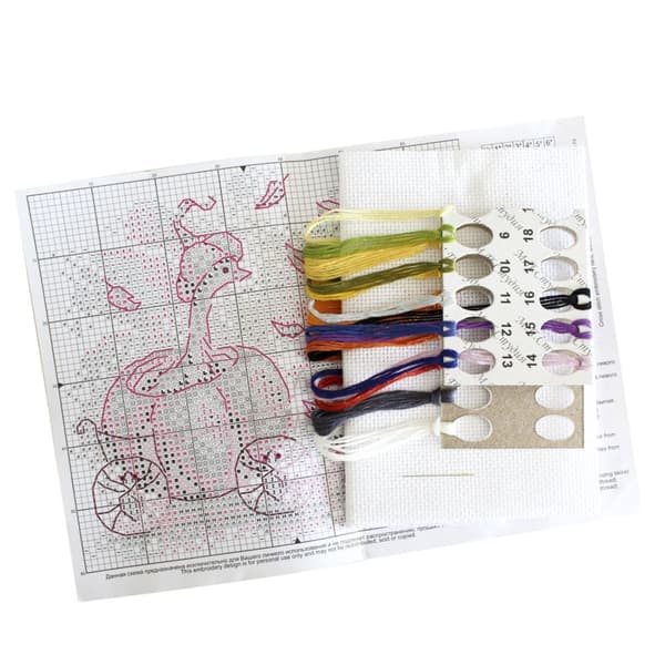 Broderisett MP Studia "Festvogn" 13x11 cm