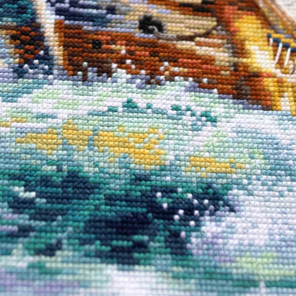 Ristipistopakkaus Magic Needle "Onnen tuuli" 27x40 cm