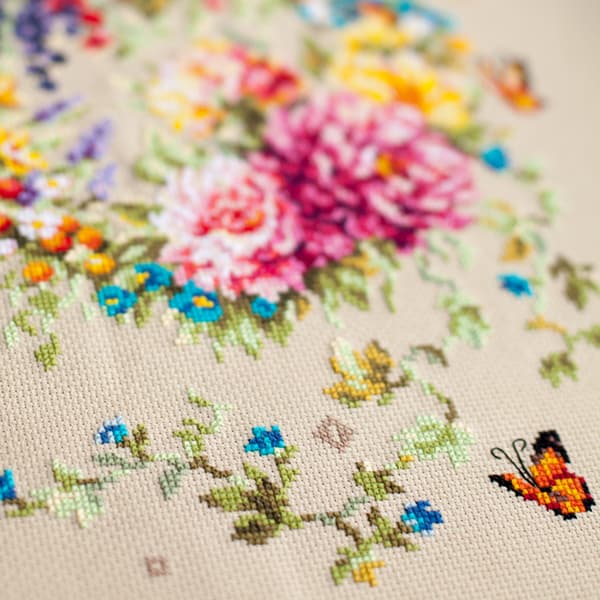 Broderikit Magic Needle "Ditt hjärtas ömhet" 26x34 cm