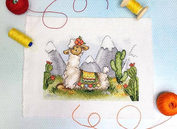 Broderikit MP Studia "Foråret kommer" 22x16 cm