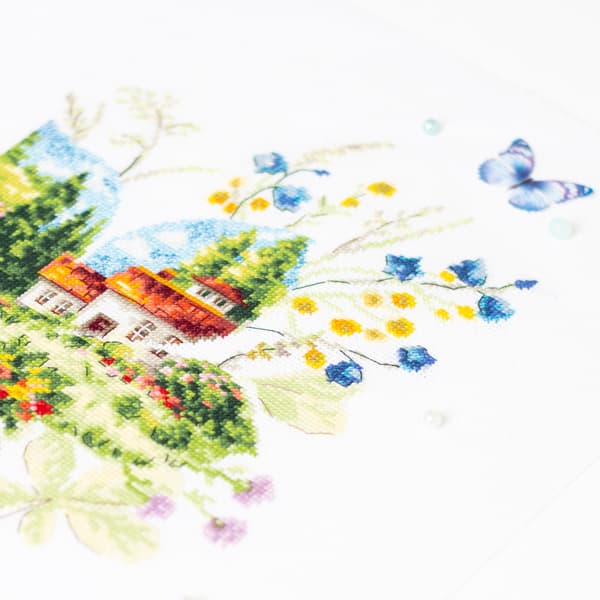 Broderikit Magic Needle "Sommardag" 21x26 cm