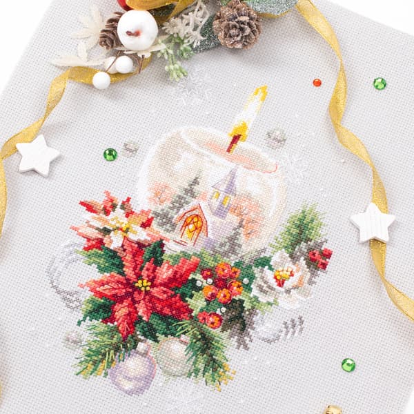 Broderisett Magic Needle "Julelykt" 16x23 cm