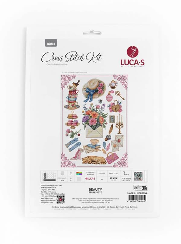 Broderisett Luca-S B7041 - "Skjønnhet" 24x33 cm