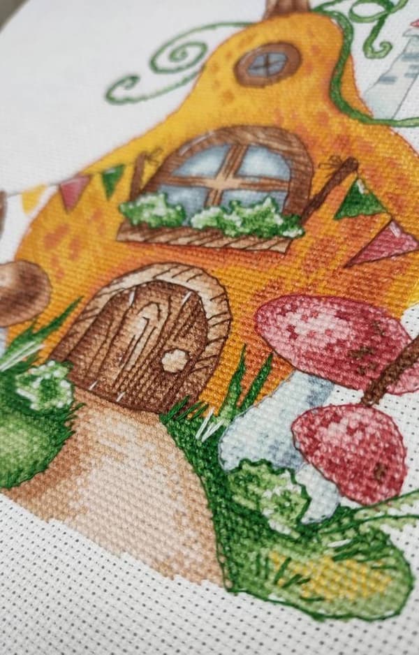 Broderikit Oven "Pumpa" 15x19 cm