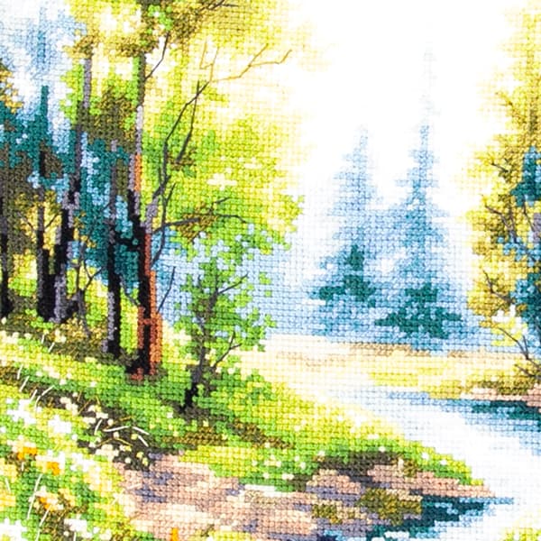 Broderikit Magic Needle "Naturens ljud" 26x26 cm
