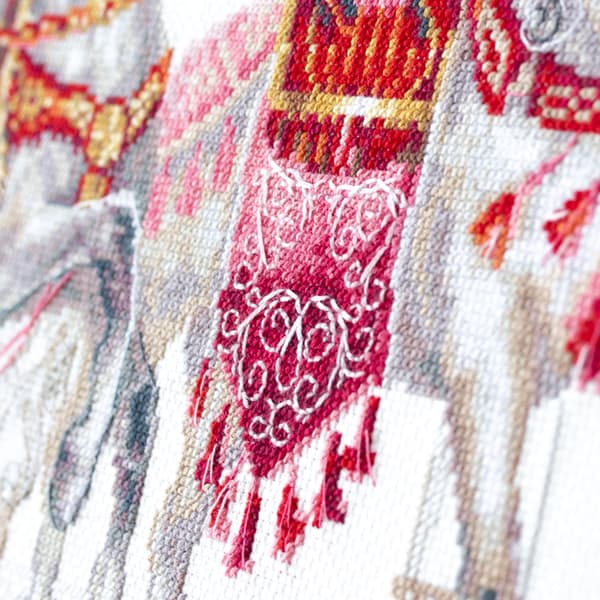 Broderisett Magic Needle "Kongelige hester" 40x31 cm