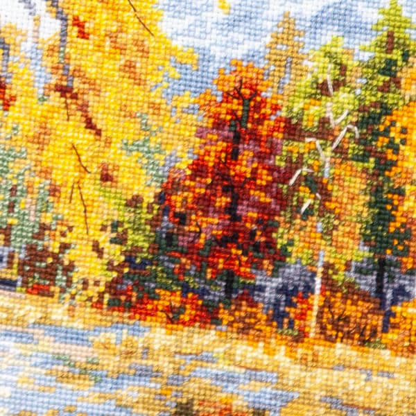 Broderikit Magic Needle "Gyldne oktober" 36x28 cm
