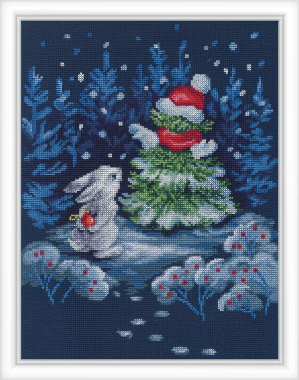 Broderikit RTO "Gave til juletræet" 28.5x22.5