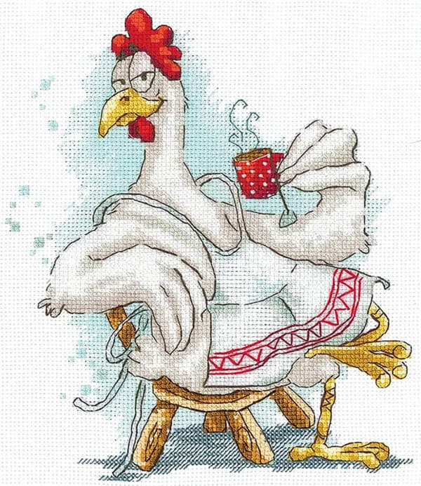 Broderikit Andriana "Téfrun" 15x17.5 cm