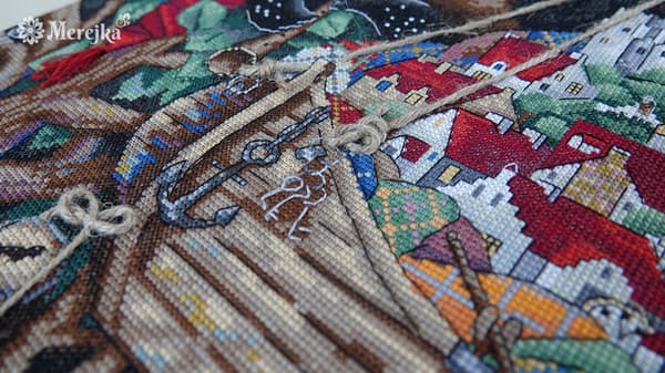 Broderikit Merejka K-112 - "Den gamle melodi" 38x38 cm