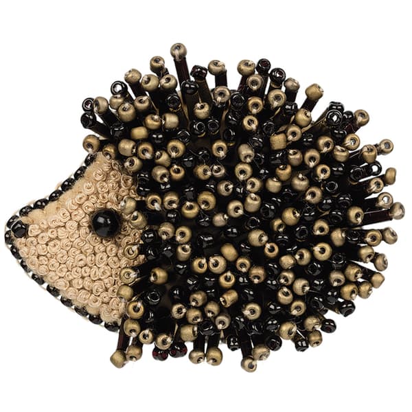 Broderikit Klart "Broderet pindsvin" 4x5,5 cm