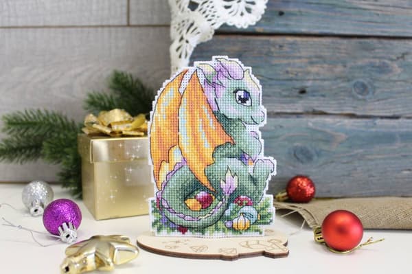 Broderisett Plastic Canvas MP Studia «Drake» 9x13 cm