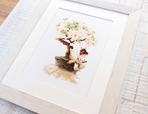 Ristipistopakkaus Luca-S B1114 - "Sakura" 18x25,5 cm