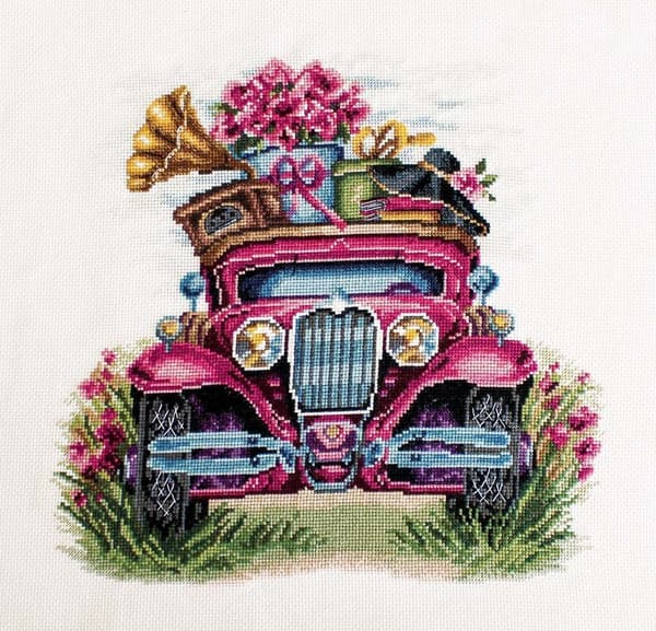 Broderikit MP Studia "Damernas resa" 26x27cm