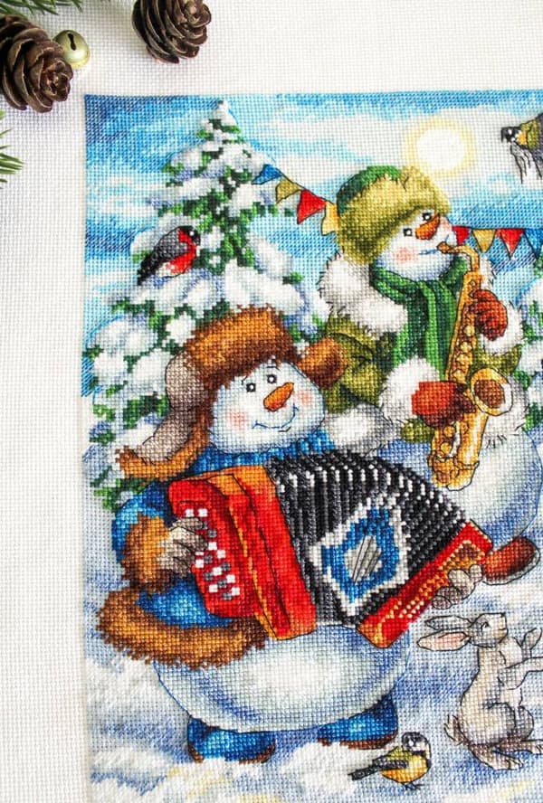 Broderikit MP Studia "Glad orkester" 32x25 cm