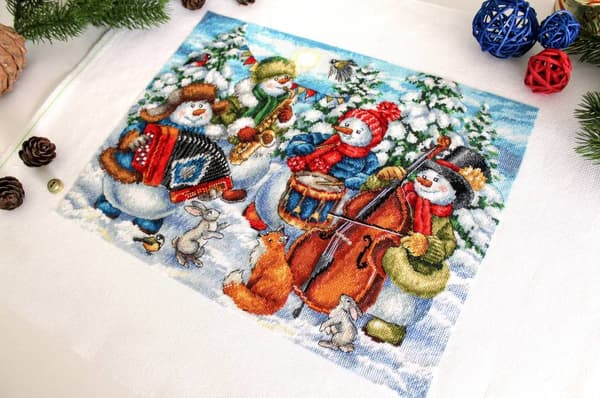 Broderikit MP Studia "Glad orkester" 32x25 cm