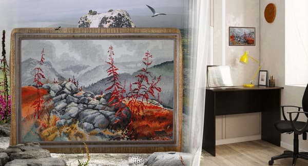 Broderisett RTO "Underbare nord" 36x24.5