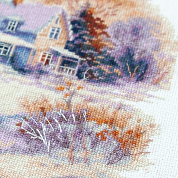 Broderikit Magic Needle "Tidiga vintern" 26x30 cm