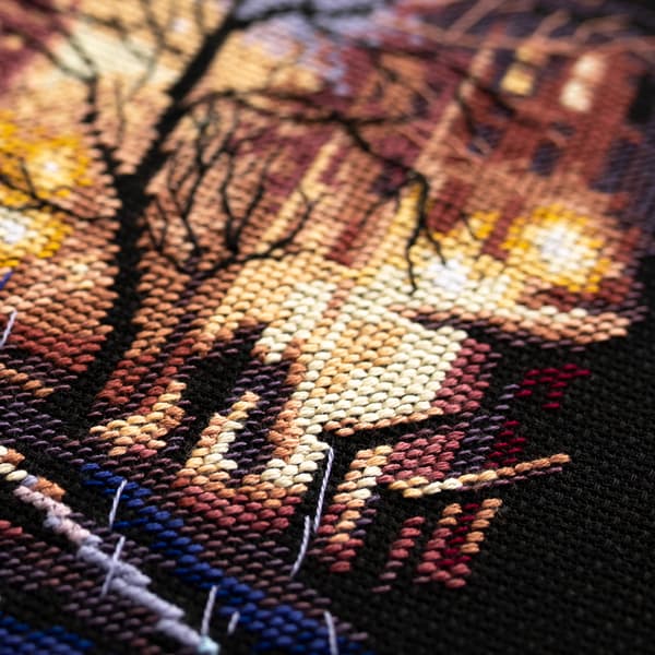 Broderisett Magic Needle "Nattsporvogn" 27x20 cm