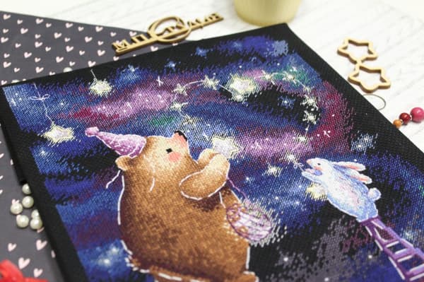 Broderikit MP Studia "Dekorera himlen" 21x26 cm