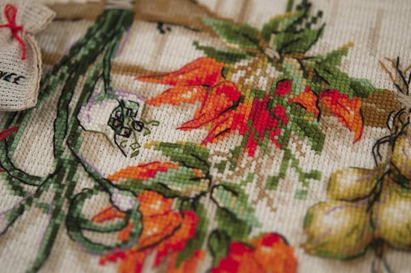 Broderisett Riolis "Krydrede tilbehør" 30x24 cm