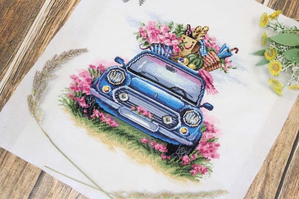 Broderisett MP Studia "Utendørsrekreasjon" 26x26cm