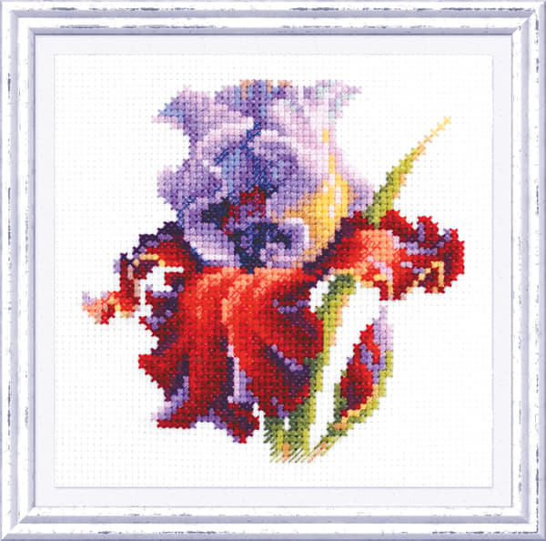 Broderisett Magic Needle "Iris" 11x11 cm