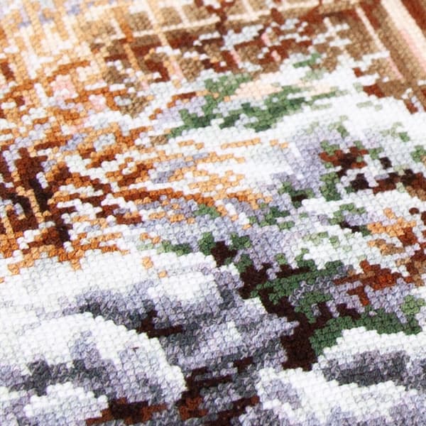 Broderikit Magic Needle "Vintergård" 27x20 cm