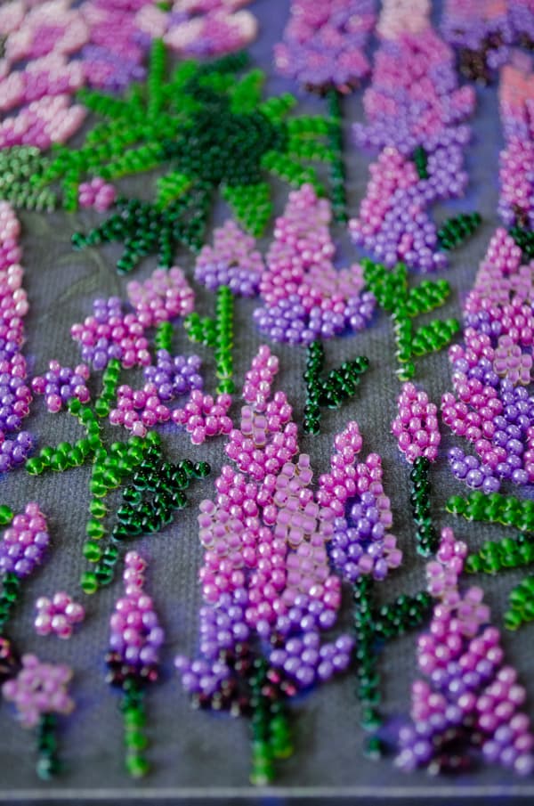 Perlebroderi Abris Art "Månens lys" 24x37cm