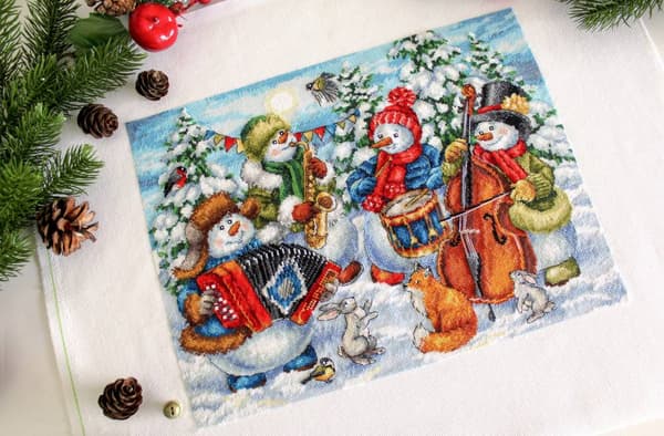 Broderikit MP Studia "Glad orkester" 32x25 cm