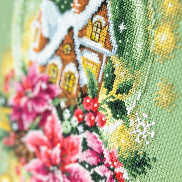 Broderikit Magic Needle "Sneglobe" 18x28 cm