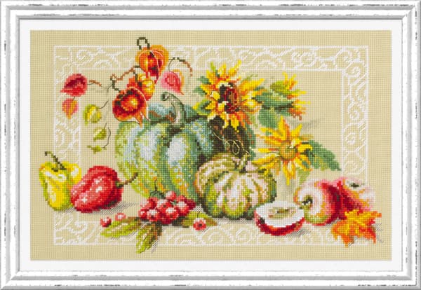Broderisett Magic Needle "Høstgaver" 30x20 cm