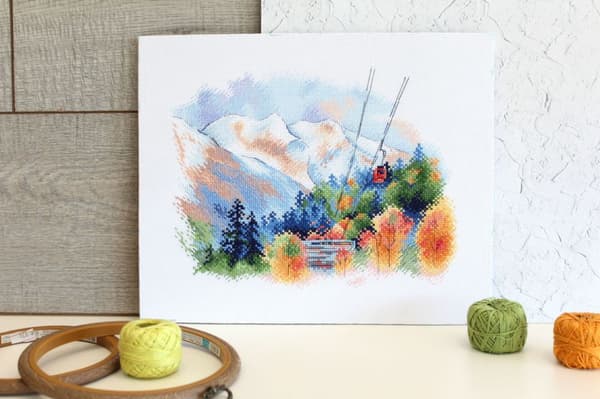 Broderikit MP Studia "Berg" 25x20 cm