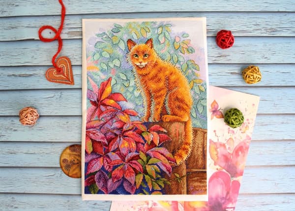 Broderikit MP Studia "Landsbybo" 23x33 cm