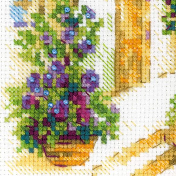 Broderikit Riolis "Provencegade" 18x24 cm