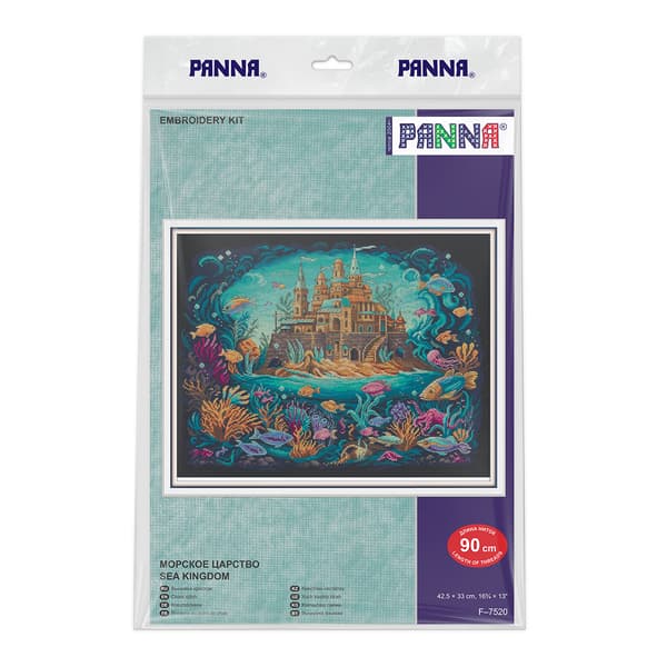 Broderikit Panna "Havets rige" 33x42,5 cm