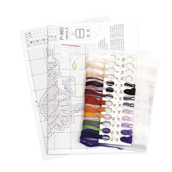 Broderisett Plastic Canvas MP Studia "Talangfull trollkvinna" 16x12cm