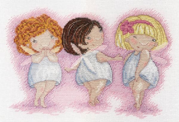 Broderikit MP Studia "Skønheder" 28x16 cm