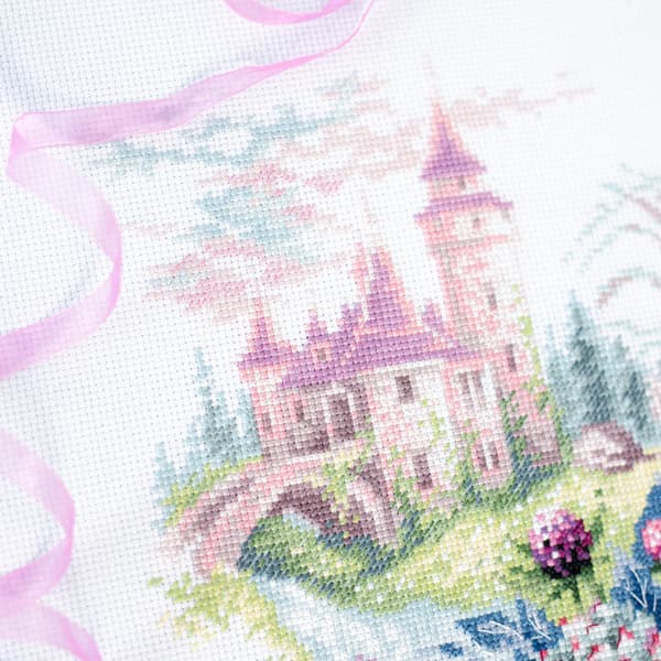 Broderisett Magic Needle "Gamle slottet" 27x38 cm