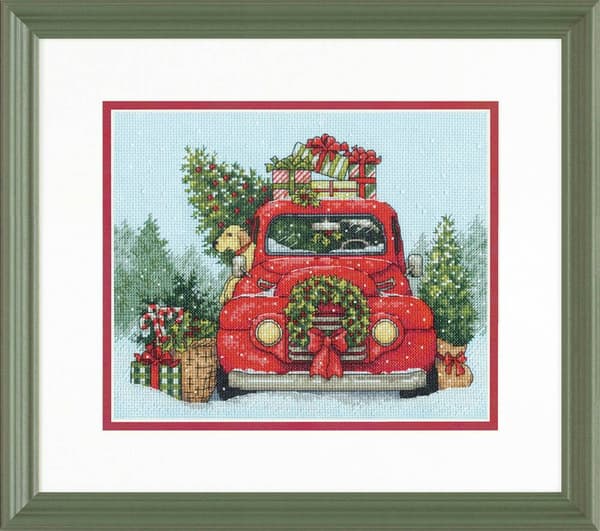 Broderikit Dimensions "Festlig tur" 25.4x20.3 cm
